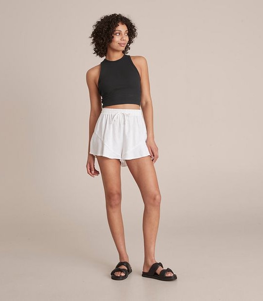 Lily Loves Linen Blend Frill Edge Shorts