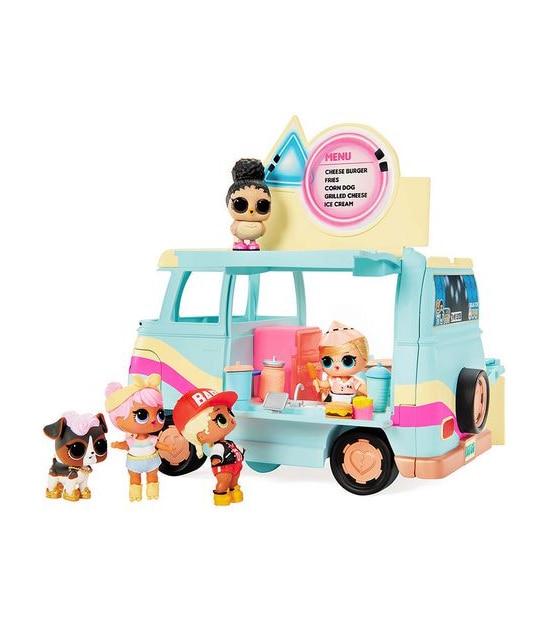 L.O.L. Surprise! 5-N-1 Grill & Groove Camper&trade; Fully-Furnished Playset with Multiple Surprises