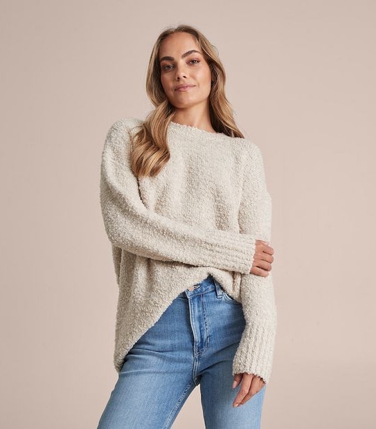 Boucle Crew Neck Jumper