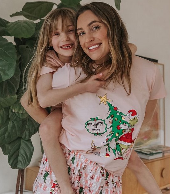 Womens Christmas Grinch Family Matching Cotton Pyjama Set