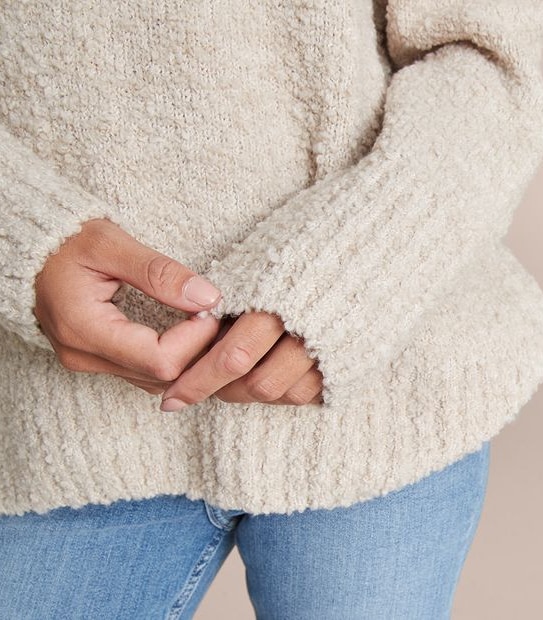 Boucle Crew Neck Jumper