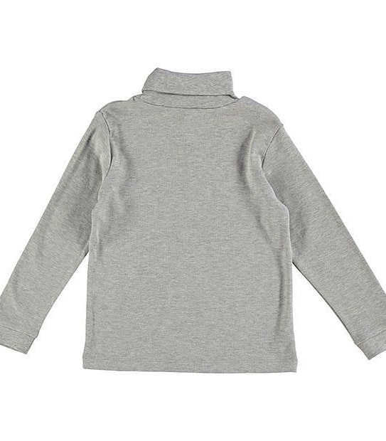 Long Sleeve Roll Neck Skivvy - Grey Marle