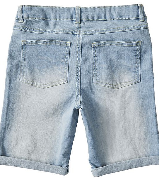 Knee Length Denim Shorts