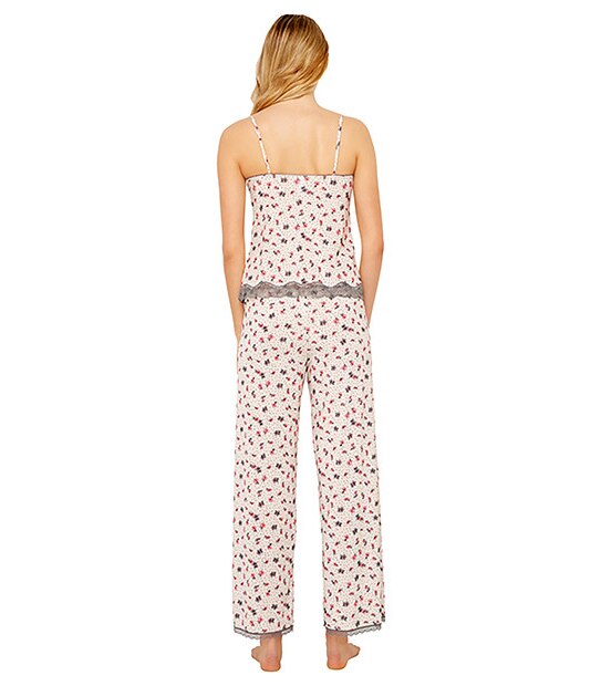 Collette Dinnigan Wild Hearts Confetti Rose Sleep Pants
