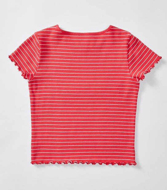 Christmas Striped Rib T-shirt