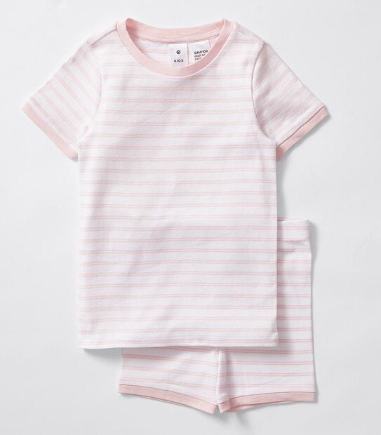 Mix and Match 2 Pack Pyjama Set - Pink Stars and Stripes