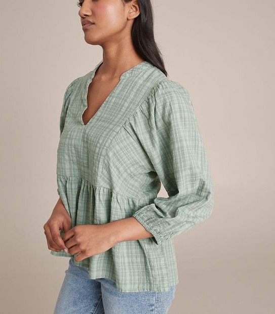 Gathered Peplum Blouse 3 of 5