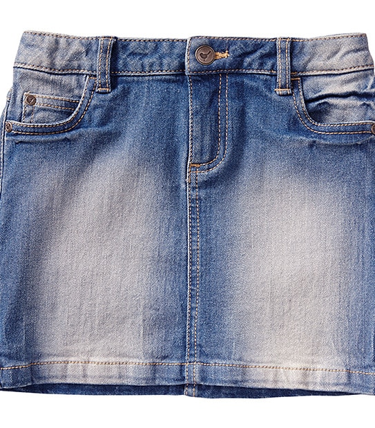 Girls' Basic Denim Skirt