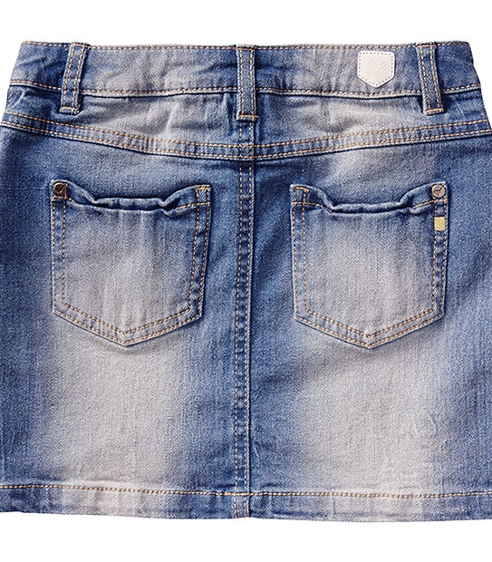 Girls' Basic Denim Skirt