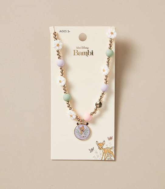 Disney Bambi Licensed Beaded Necklace