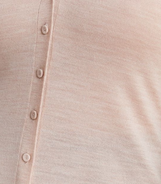 Preview Merino Wool V-Neck Button Through Cardigan