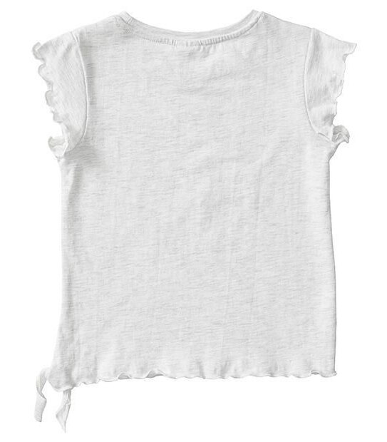 Short Sleeve Ruffle Tie Side T-Shirt 2 of 3