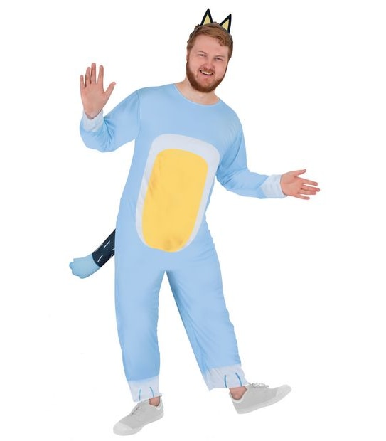 Bluey - Bandit Adult Costume - Size Standard