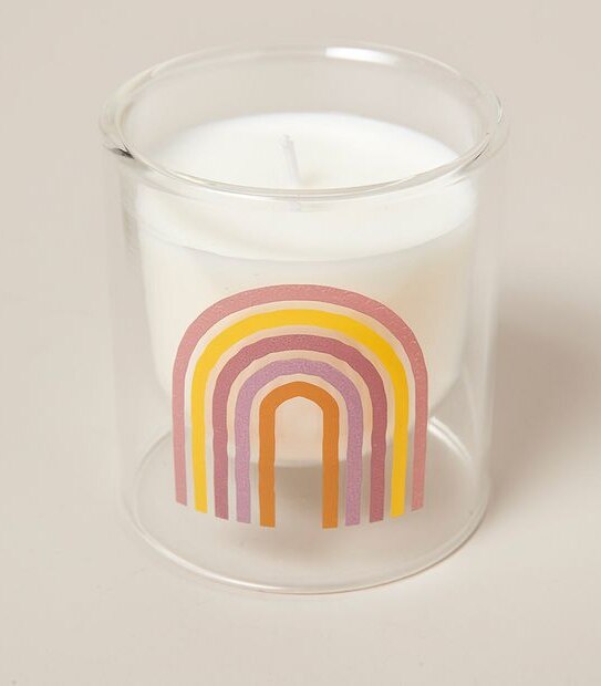 Stay Golden Candle - Rainbow