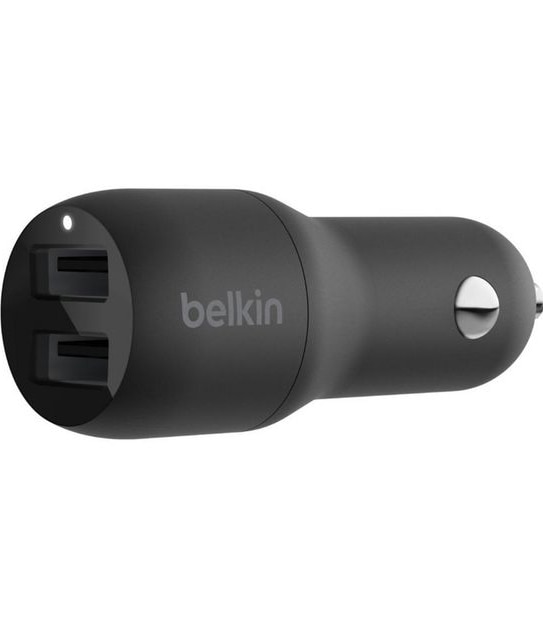 Belkin Boost Charge&trade; Dual USB-A Car Charger 24W