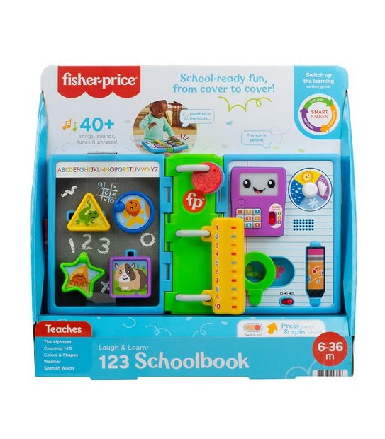 Fisher-Price Laugh & Learn 123 Schoolbook