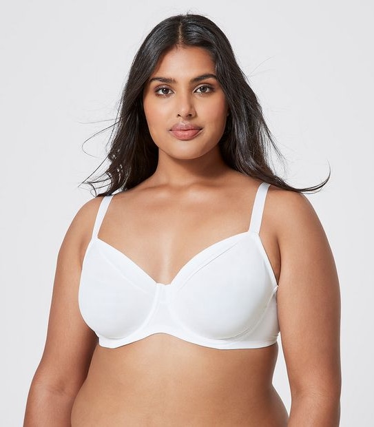 Milly Minimiser Bra - White