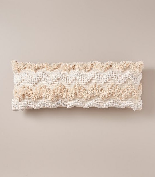 Azura Fringe Textured Breakfast Cushion