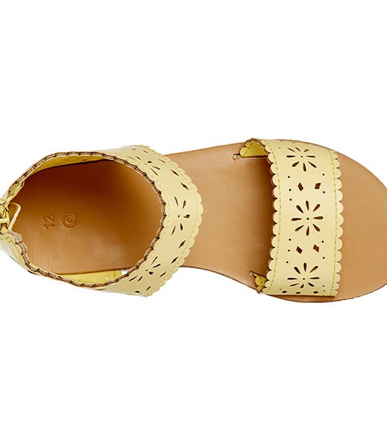 Jackie Junior Sandals - Yellow