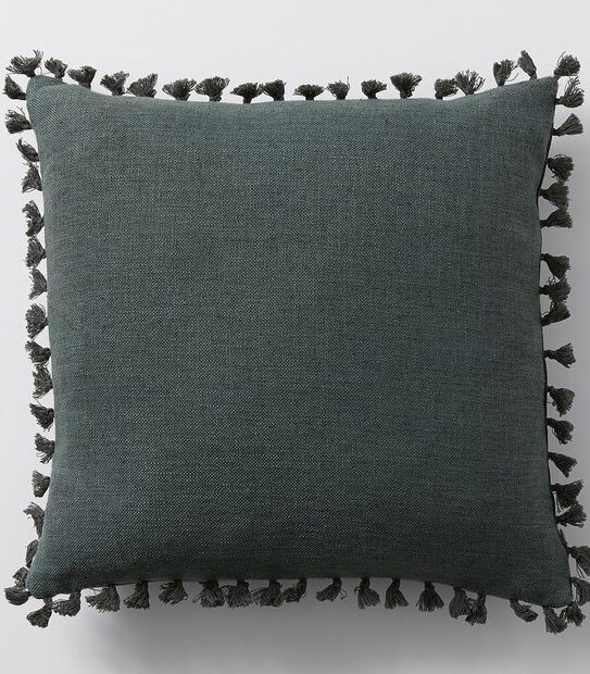 Marcella Tassel Textured Cushion