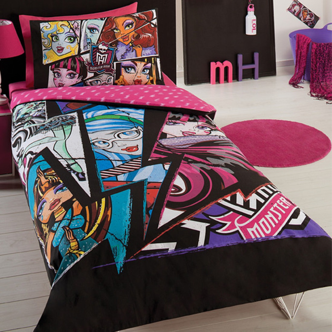 Monster High Kids Rule Quilt Cover Set Target Australia