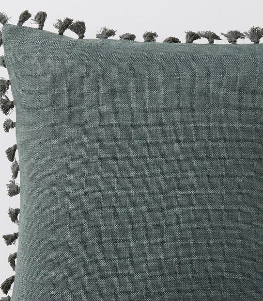 Marcella Tassel Textured Cushion