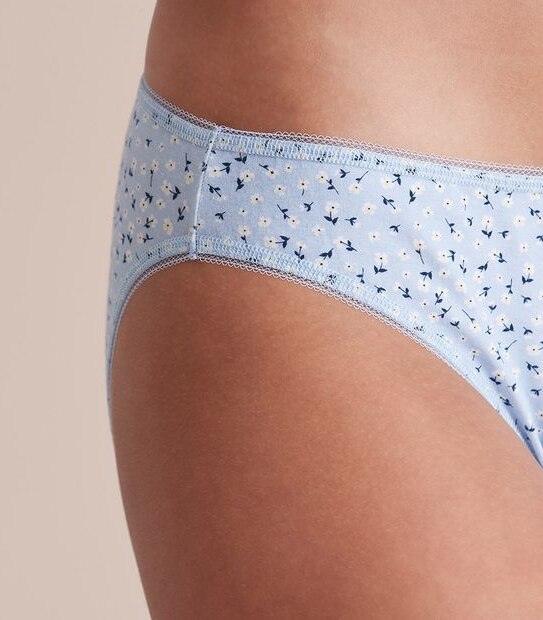5 Pack Cotton/Elastane Bikini Briefs; Style: LBK183533