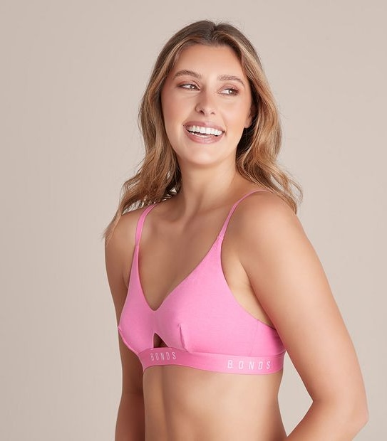 Bonds Peek-A-Boo Triangle Crop Bra; Style: YWXET