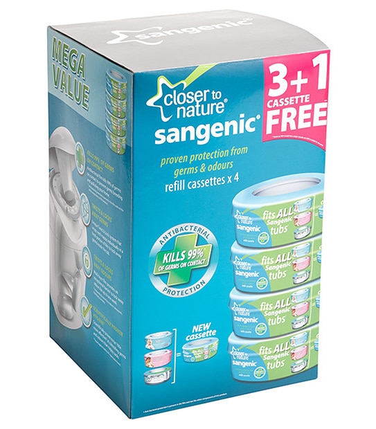 Closer To Nature Hygiene Plus Quad Pack Refill