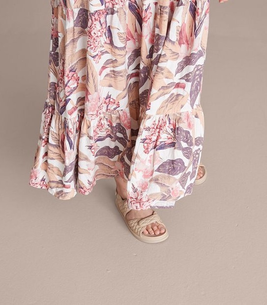 Family Matching Tiered Halter Maxi Dress