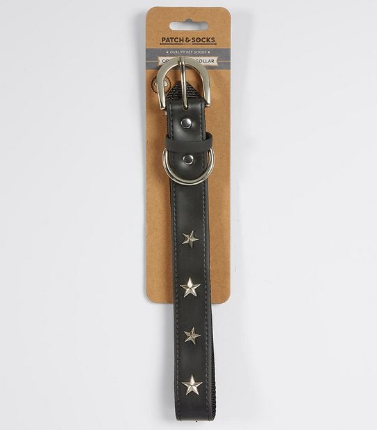 Patch & Socks Cosmic Dog Collar - Black