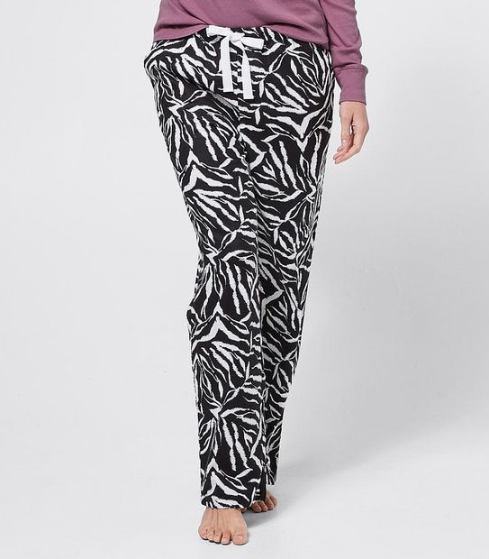 Lily Loves Flannelette Pants - Zebra Print