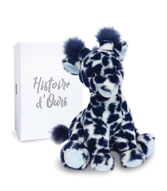 Doudou Blue Giraffe Soft Toy 30cm