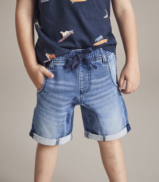Wonder Denim Pull On Short