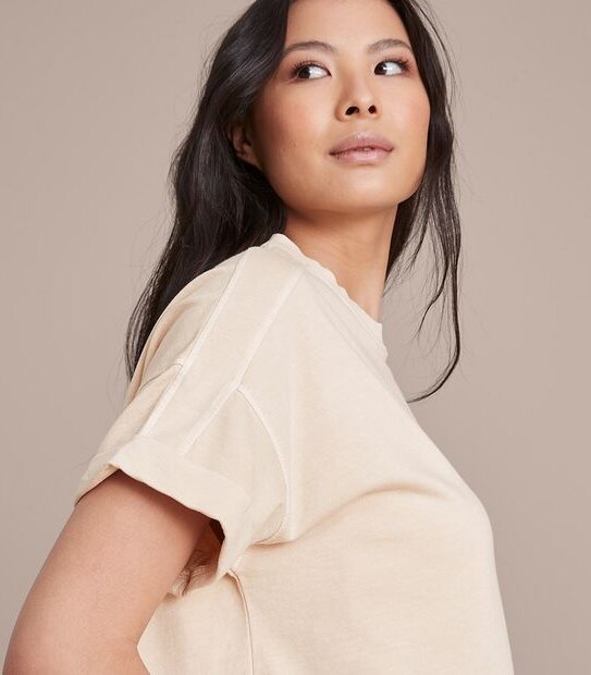 Garment Dyed Sweat Top