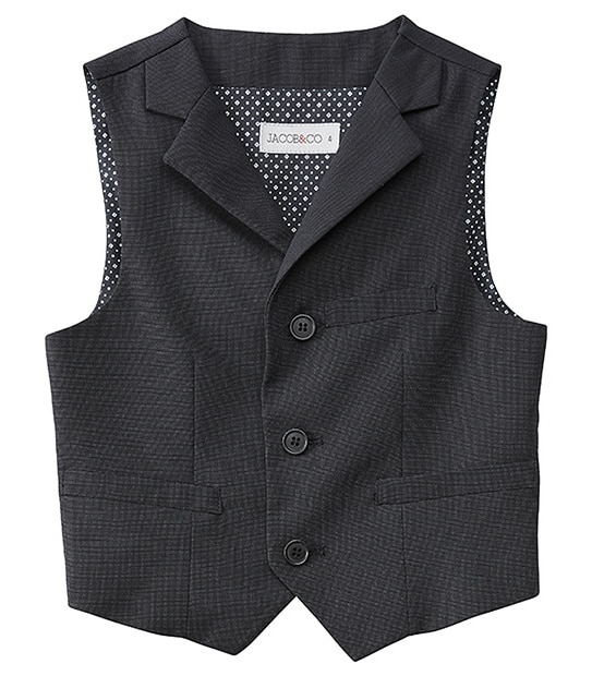 Boys' Jacob & Co Suit Vest - Navy Blue