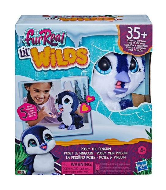 FurReal Lil’ Wilds Posey the Penguin Interactive Animatronic Plush Toy