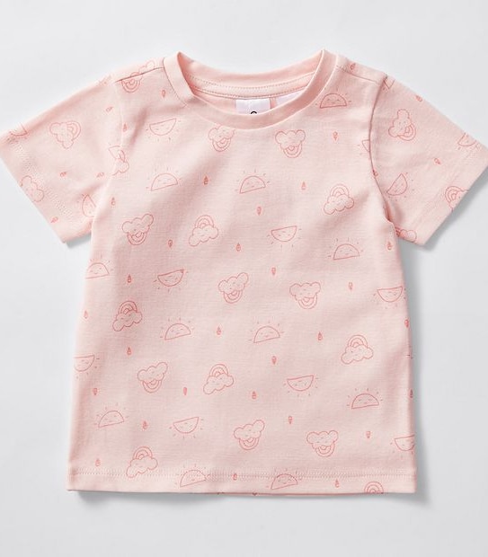 Baby Mix and Match 2 Pack Pyjama Set - Pink Sunshine and Stripes