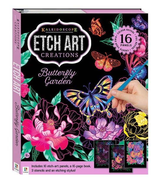 Kaleidoscope Etch Art Creations: Butterfly Garden