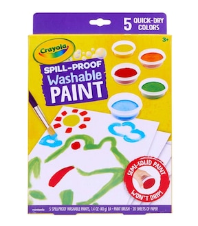 Crayola Spill-Proof Washable Paint Kit Crayola Spill-Proof Washable Paint Kit