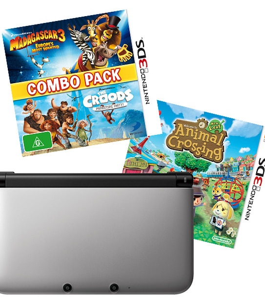 Nintendo 3DS XL Console & 3 Games Bundle