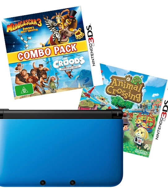 Nintendo 3DS XL Console & 3 Games Bundle