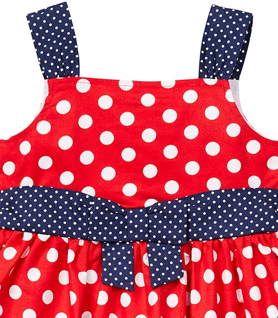 Girls' Disney Junior Minnie Mouse Spot Print Dress