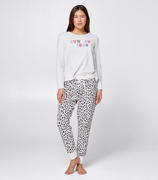 Lily Loves Sleep Jogger Pants - Leopard