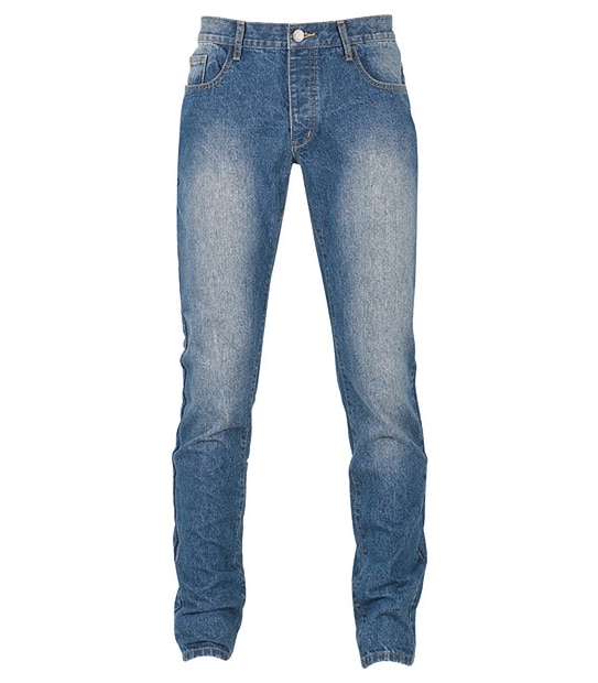 Maxx Rigid Slim-Leg Jeans - Blue