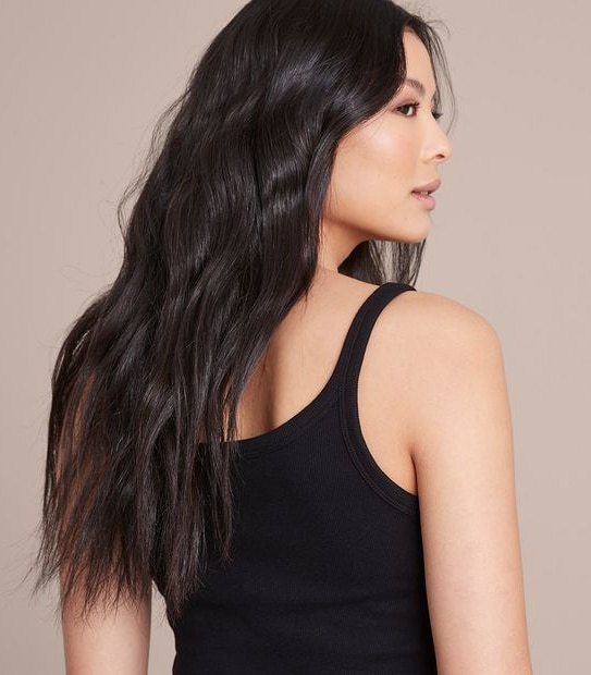 222339DD ORGANIC CE RIB CAMI BLACK