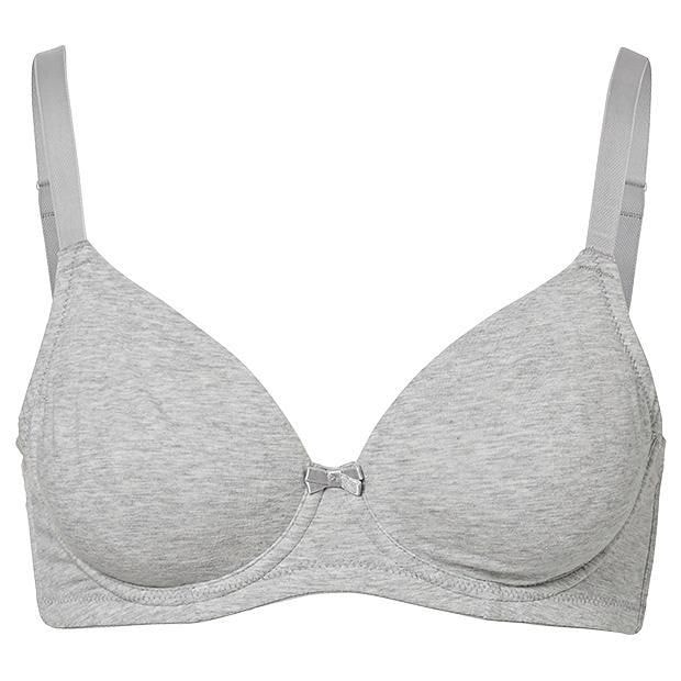 Everyday Cotton Rich Underwire Bra, Style:IC1206GW - Grey