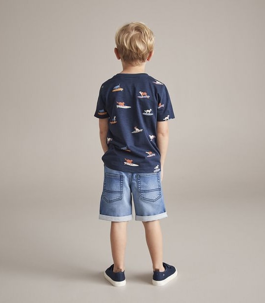Wonder Denim Pull On Short