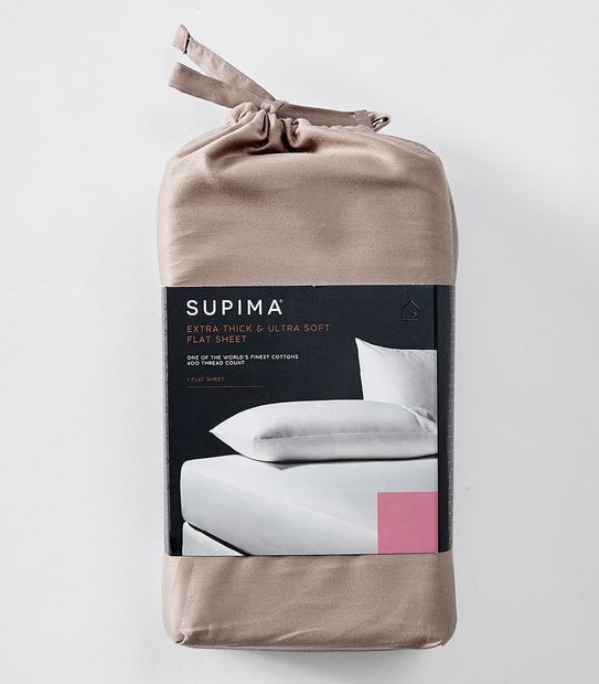 Supima 400 Thread Count Cotton Flat Sheet