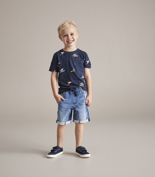 Wonder Denim Pull On Short